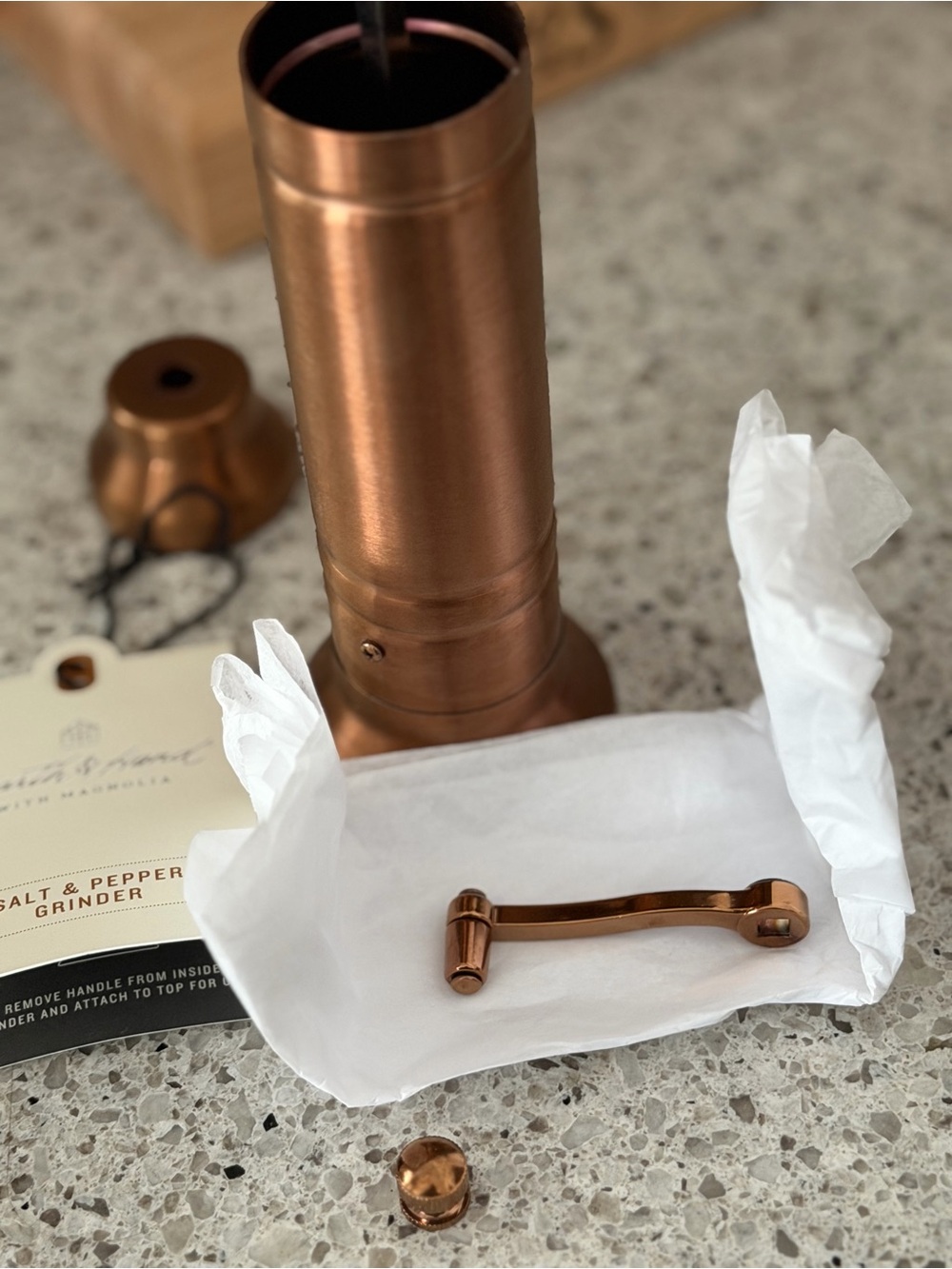 Hearth & Hand Magnolia copper salt & pepper grinders - Picture 8 of 8